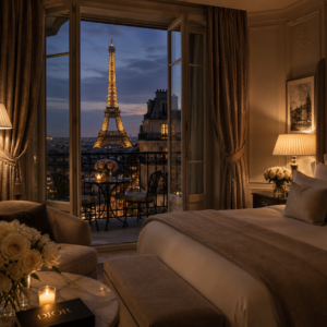 Hospedagem com Vista para a Torre Eiffel